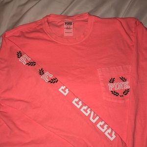 Pink Vs long sleeve tee